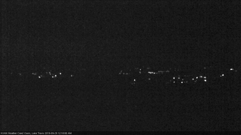 Lake Travis webcam, September 28, 2019 11:20 PM CT