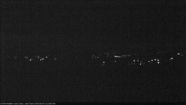 Lake Travis webcam, September 28, 2019 11:25 PM CT