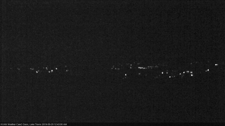 Lake Travis webcam, September 28, 2019 11:45 PM CT