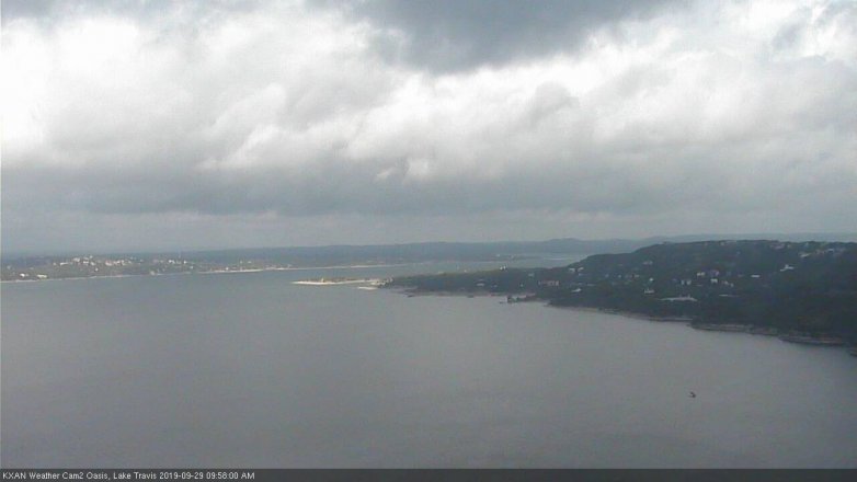 Lake Travis webcam, September 29, 2019 9:00 AM CT