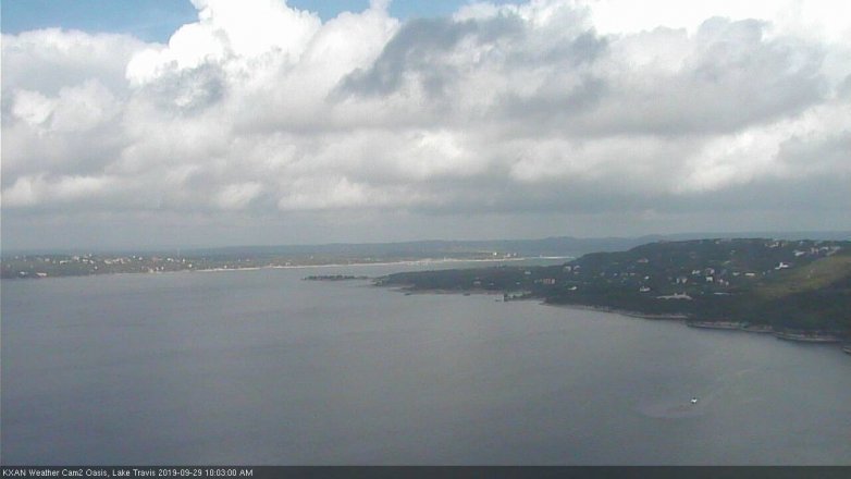 Lake Travis webcam, September 29, 2019 9:05 AM CT