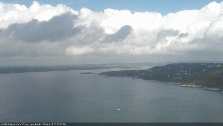 Lake Travis webcam, September 29, 2019 9:10 AM CT