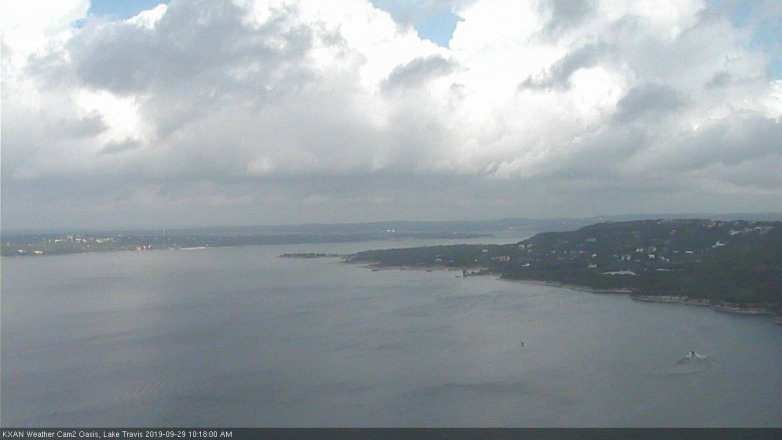 Lake Travis webcam, September 29, 2019 9:20 AM CT