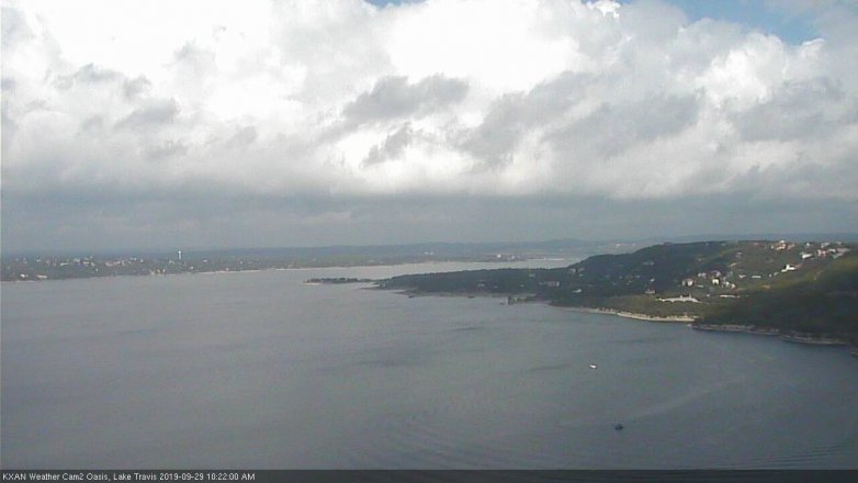 Lake Travis webcam, September 29, 2019 9:25 AM CT