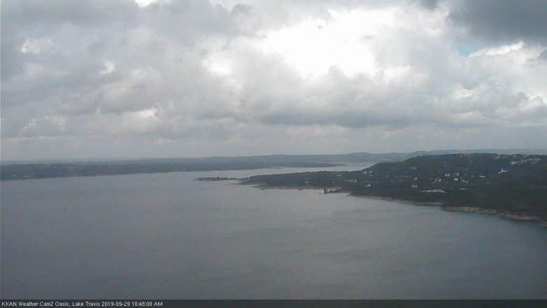 Lake Travis webcam, September 29, 2019 9:50 AM CT