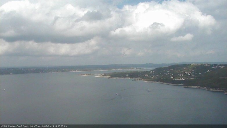 Lake Travis webcam, September 29, 2019 10:10 AM CT