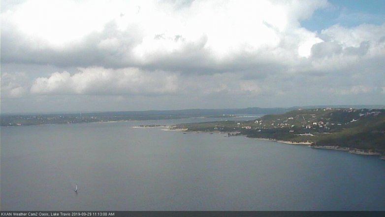 Lake Travis webcam, September 29, 2019 10:15 AM CT