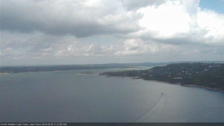 Lake Travis webcam, September 29, 2019 10:30 AM CT