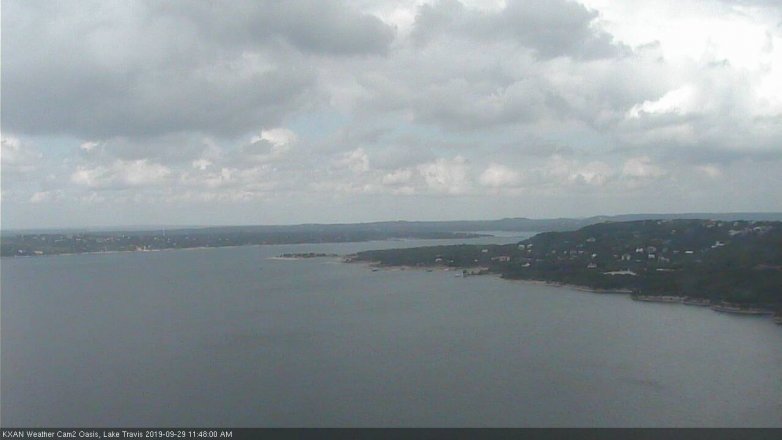 Lake Travis webcam, September 29, 2019 10:50 AM CT