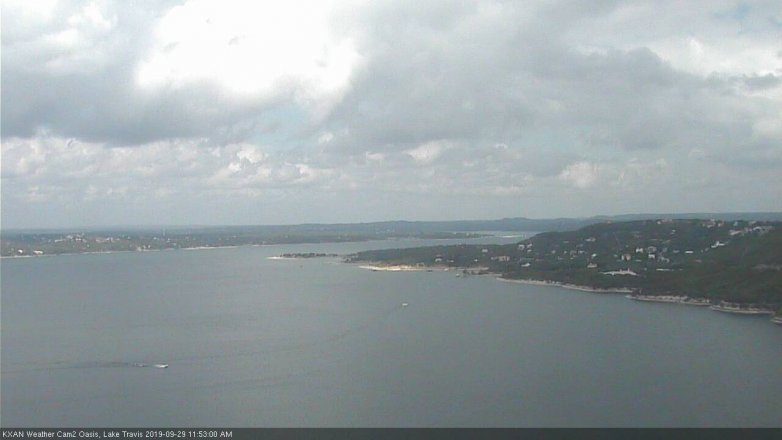 Lake Travis webcam, September 29, 2019 10:55 AM CT