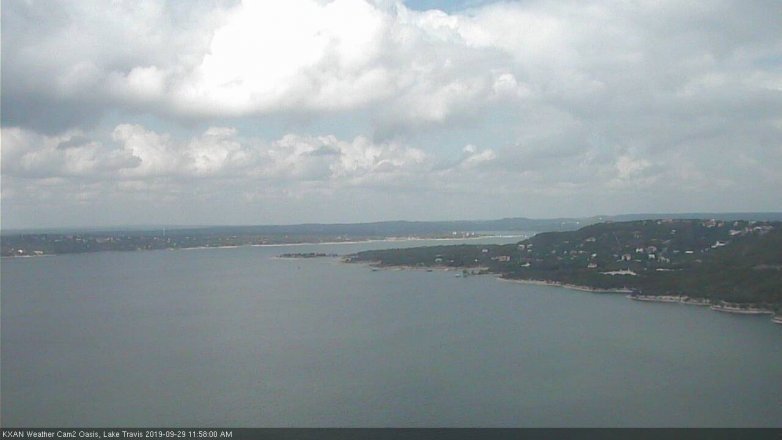 Lake Travis webcam, September 29, 2019 11:00 AM CT