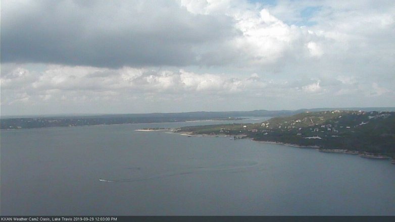 Lake Travis webcam, September 29, 2019 11:05 AM CT