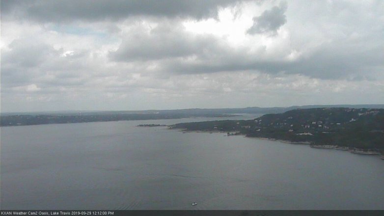 Lake Travis webcam, September 29, 2019 11:15 AM CT