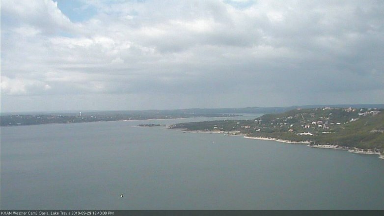 Lake Travis webcam, September 29, 2019 11:45 AM CT