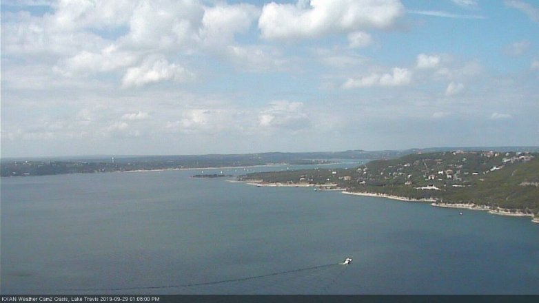 Lake Travis webcam, September 29, 2019 12:10 PM CT