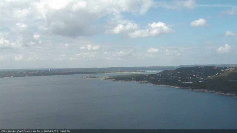Lake Travis webcam, September 29, 2019 12:20 PM CT