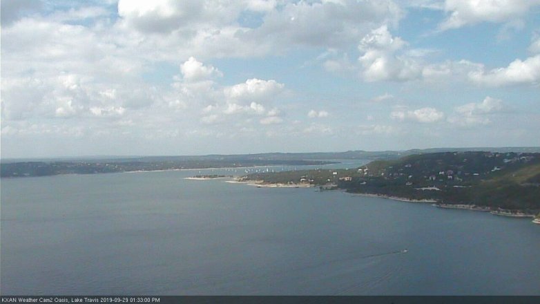 Lake Travis webcam, September 29, 2019 12:35 PM CT