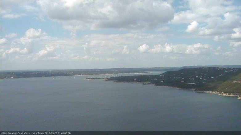 Lake Travis webcam, September 29, 2019 12:50 PM CT