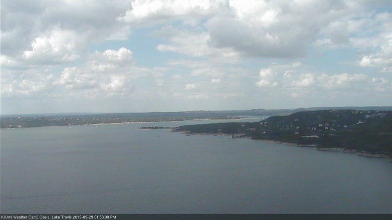 Lake Travis webcam, September 29, 2019 12:55 PM CT