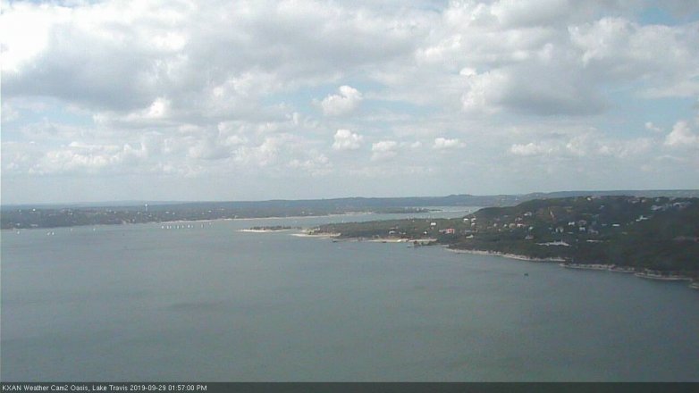 Lake Travis webcam, September 29, 2019 1:00 PM CT