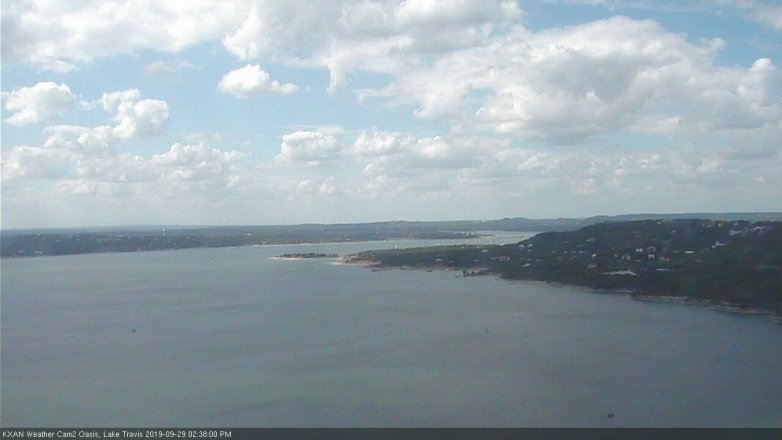 Lake Travis webcam, September 29, 2019 1:40 PM CT