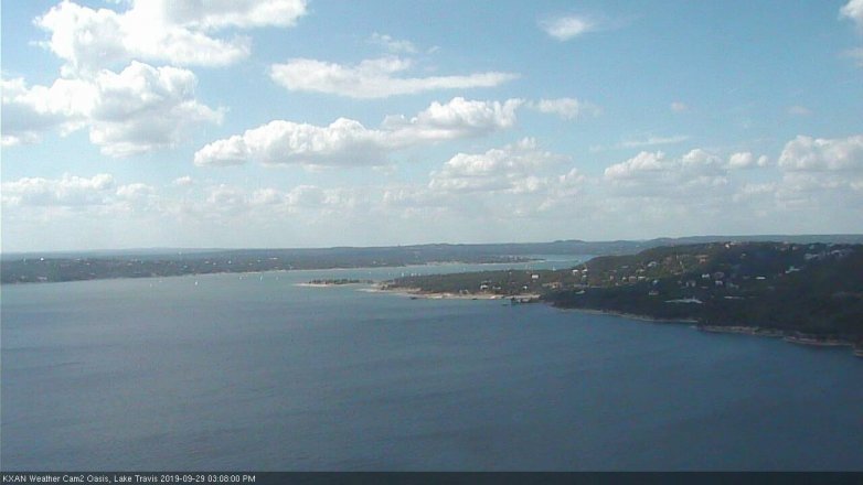 Lake Travis webcam, September 29, 2019 2:10 PM CT