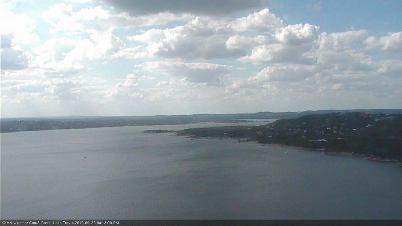 Lake Travis webcam, September 29, 2019 3:15 PM CT