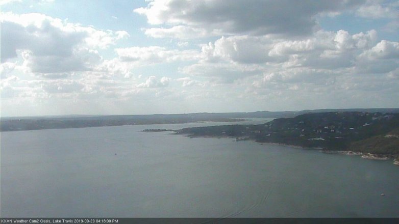 Lake Travis webcam, September 29, 2019 3:20 PM CT