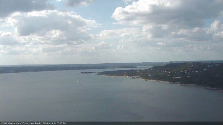 Lake Travis webcam, September 29, 2019 3:25 PM CT