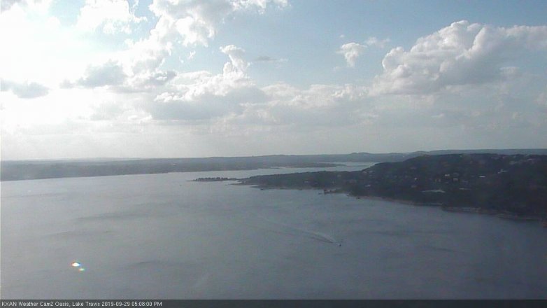 Lake Travis webcam, September 29, 2019 4:10 PM CT