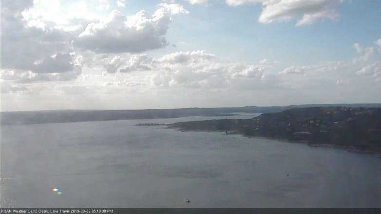 Lake Travis webcam, September 29, 2019 4:20 PM CT