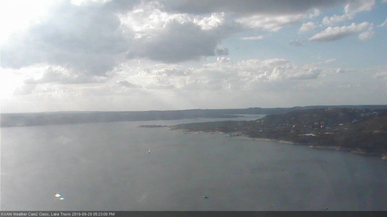 Lake Travis webcam, September 29, 2019 4:25 PM CT