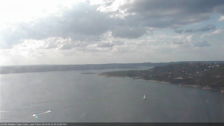 Lake Travis webcam, September 29, 2019 4:30 PM CT