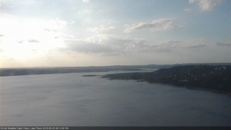 Lake Travis webcam, September 29, 2019 5:15 PM CT