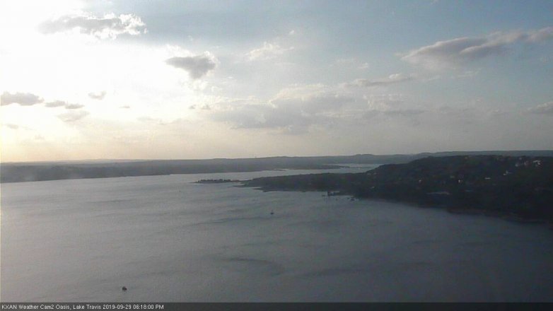 Lake Travis webcam, September 29, 2019 5:20 PM CT