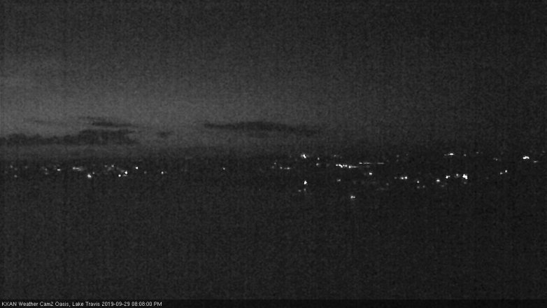 Lake Travis webcam, September 29, 2019 7:10 PM CT