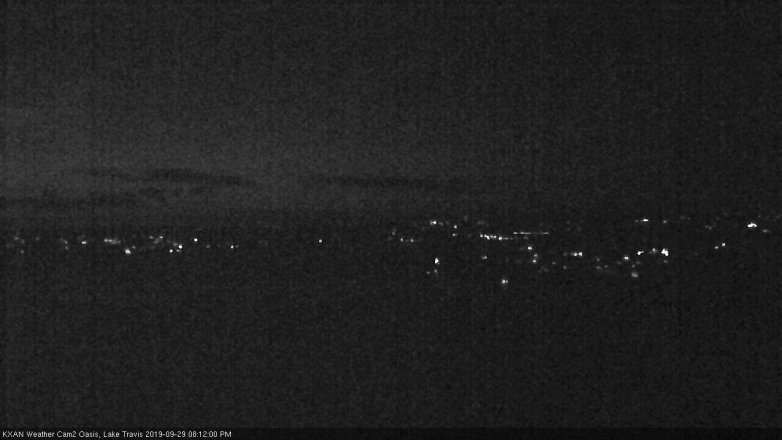 Lake Travis webcam, September 29, 2019 7:15 PM CT