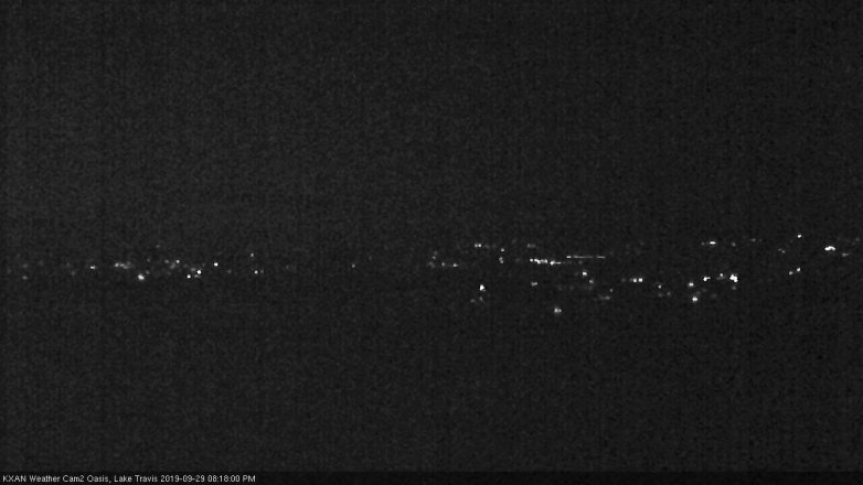 Lake Travis webcam, September 29, 2019 7:20 PM CT