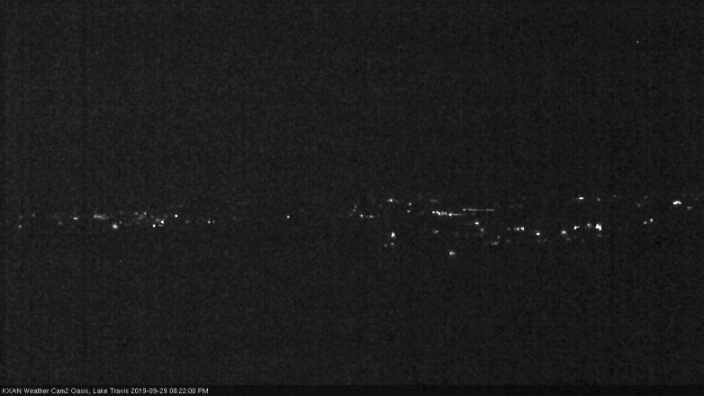 Lake Travis webcam, September 29, 2019 7:25 PM CT