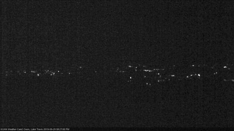 Lake Travis webcam, September 29, 2019 7:30 PM CT