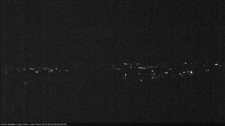 Lake Travis webcam, September 29, 2019 7:45 PM CT