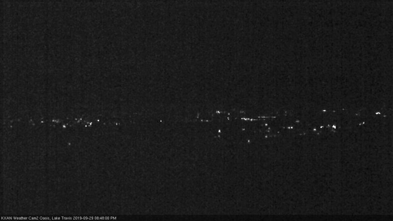 Lake Travis webcam, September 29, 2019 7:50 PM CT
