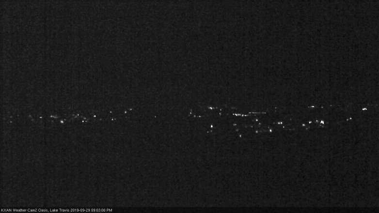 Lake Travis webcam, September 29, 2019 8:05 PM CT