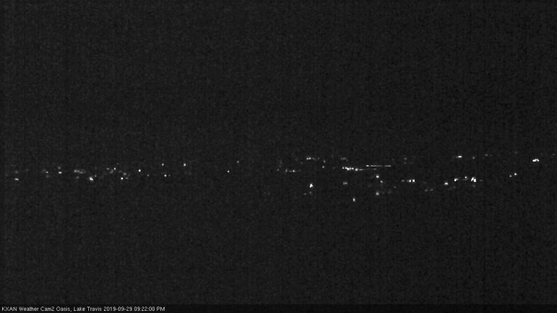 Lake Travis webcam, September 29, 2019 8:25 PM CT