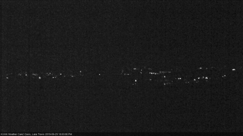 Lake Travis webcam, September 29, 2019 9:05 PM CT