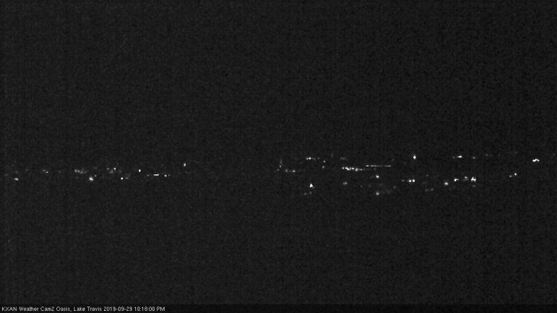 Lake Travis webcam, September 29, 2019 9:20 PM CT