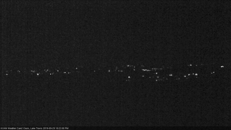 Lake Travis webcam, September 29, 2019 9:25 PM CT