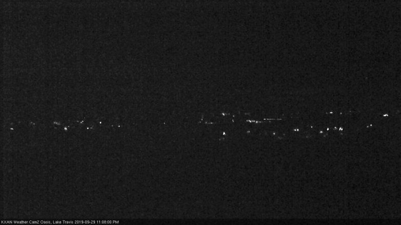 Lake Travis webcam, September 29, 2019 10:10 PM CT