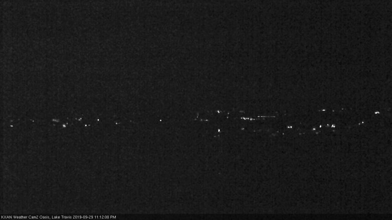 Lake Travis webcam, September 29, 2019 10:15 PM CT