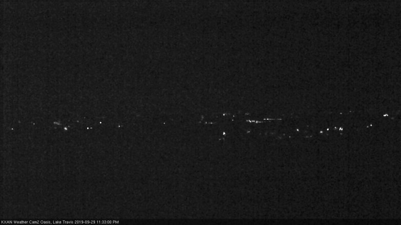 Lake Travis webcam, September 29, 2019 10:35 PM CT